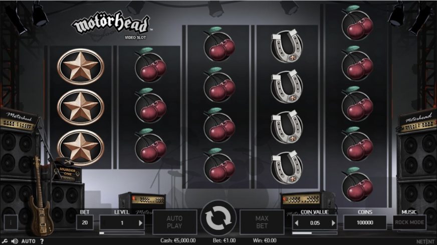 Motörhead slot screen 1