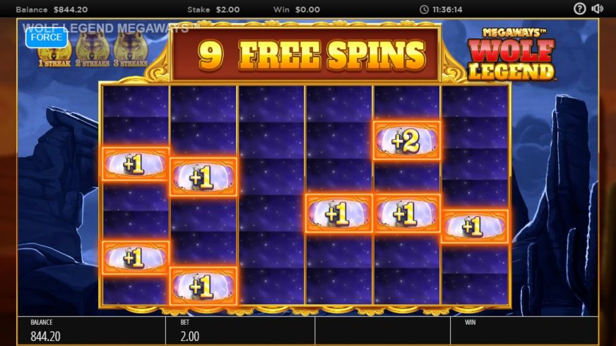 Wolf Legend Megaways slot screen 4