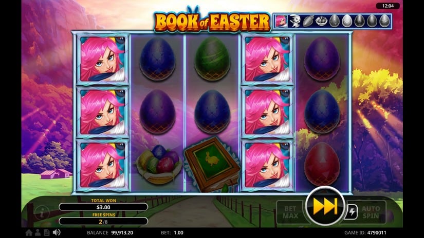 Book of Easter slot screen 6