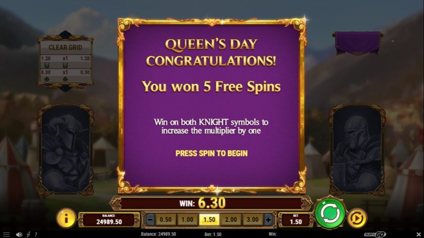 Queen’s Day Tilt slot screen 5