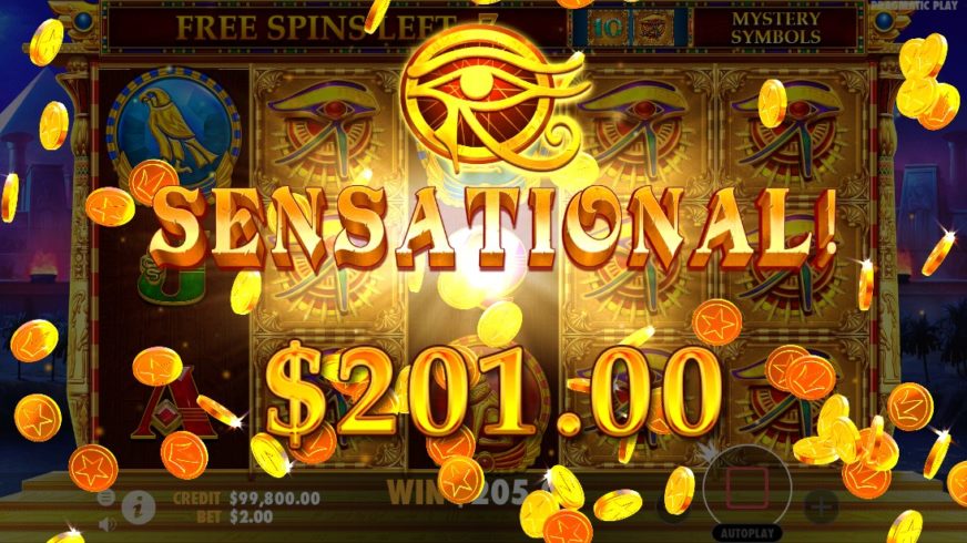 Mysterious Egypt slot screen 4