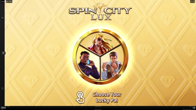 Spin City Lux slot screen 1