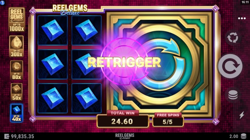 Reel Gems Deluxe slot screen 4
