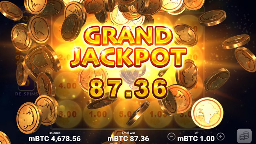 Black Wolf Hold and Win slot screen 3