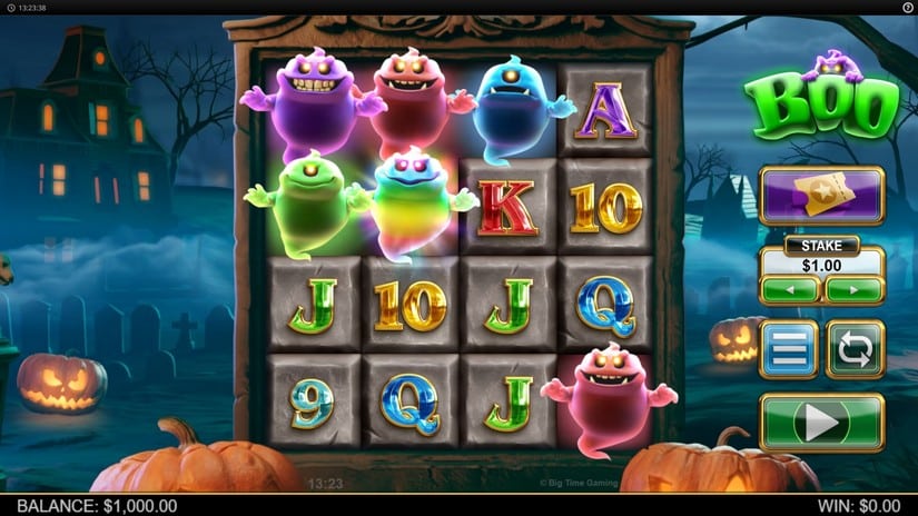 Boo slot screen 1