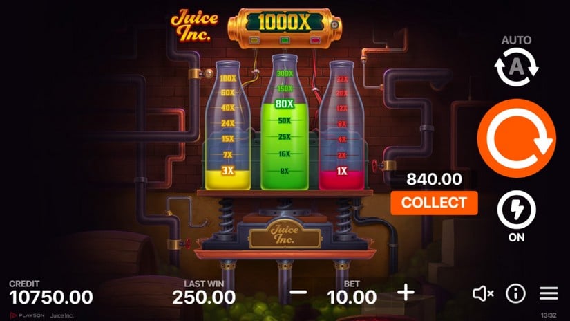 Juice Inc. slot screen 4
