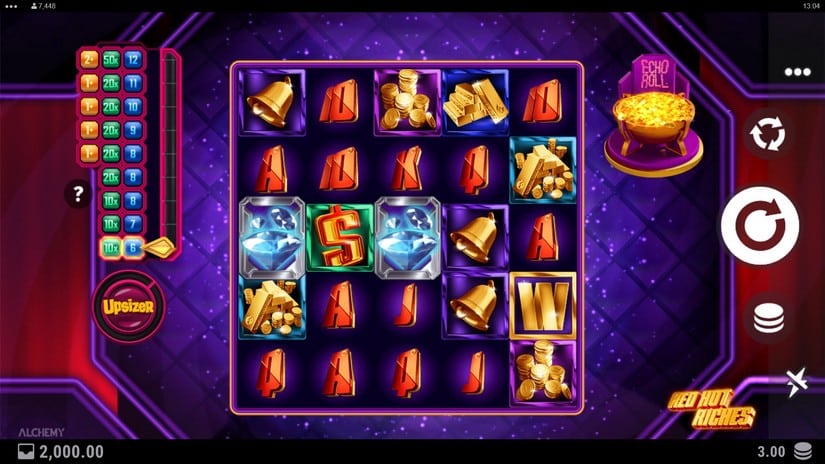 Red Hot Riches slot screen 1