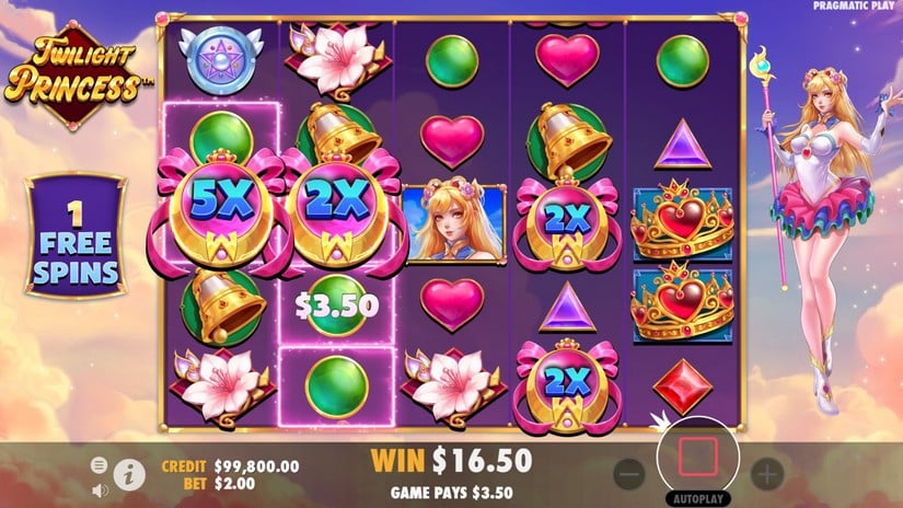 Twilight Princess slot screen 5