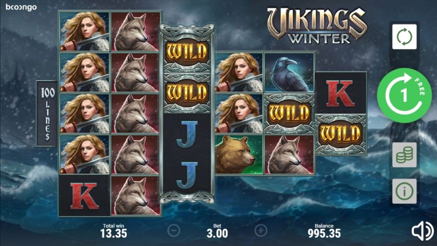 Vikings Winter slot screen 4