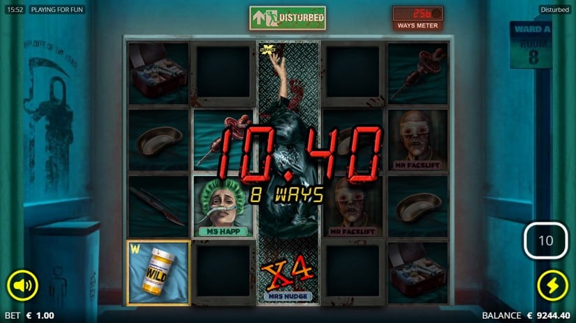 Disturbed slot screen 5