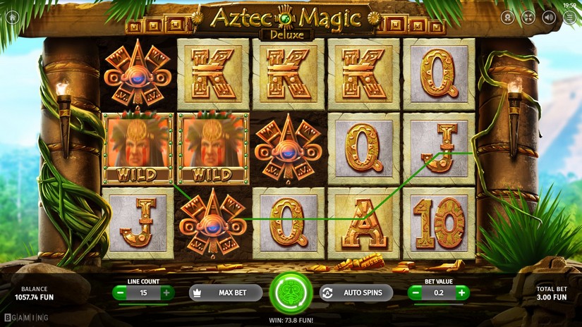 Aztec Magic Deluxe slot screen 4