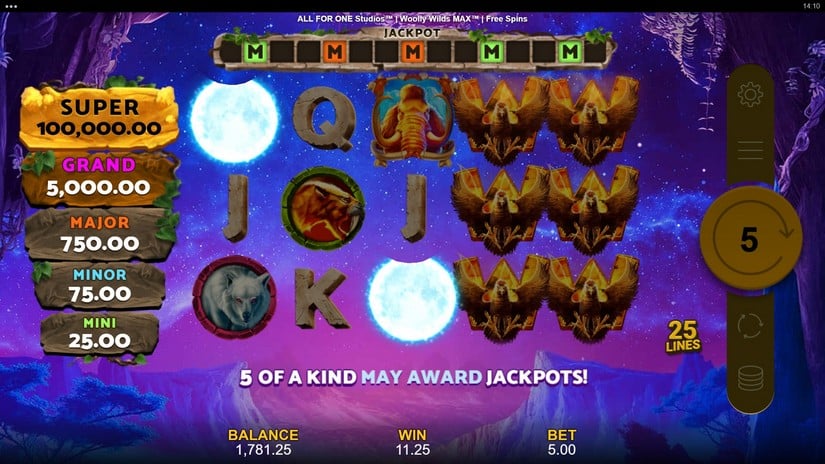 Woolly Wilds MAX slot screen 5