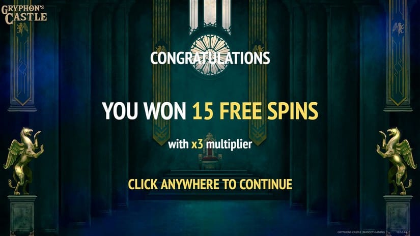 Gryphon’s Castle slot screen 4