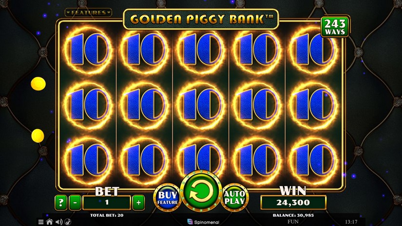 Golden Piggy Bank slot screen 6
