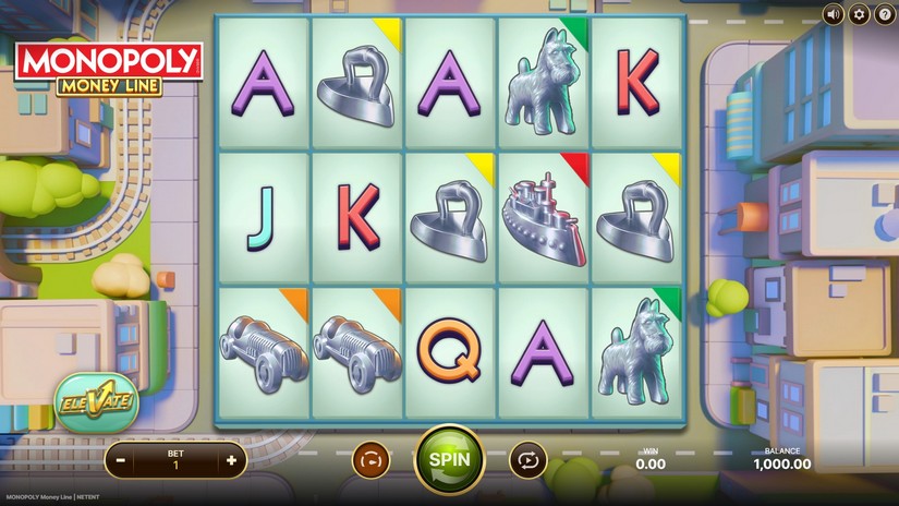 Monopoly Money Line slot screen 1