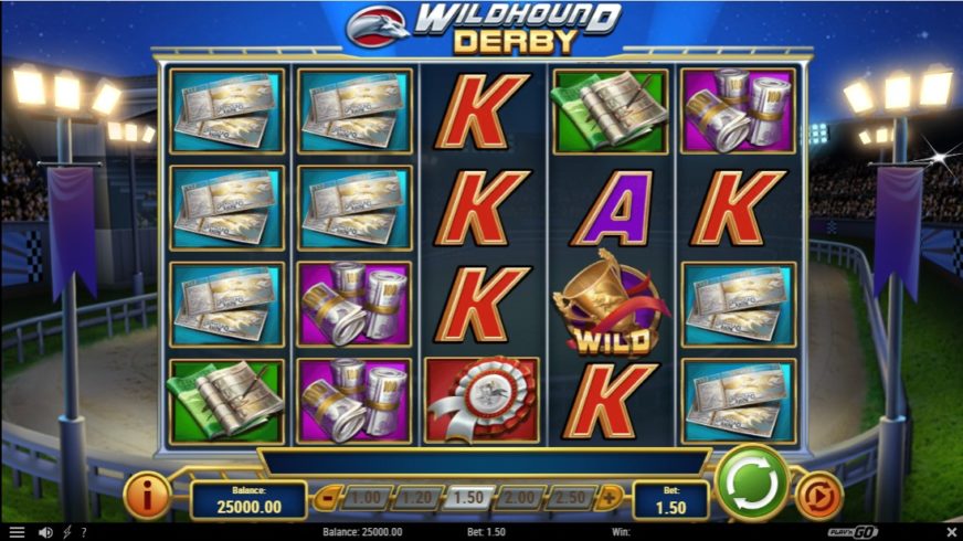 Wildhound Derby slot screen 1