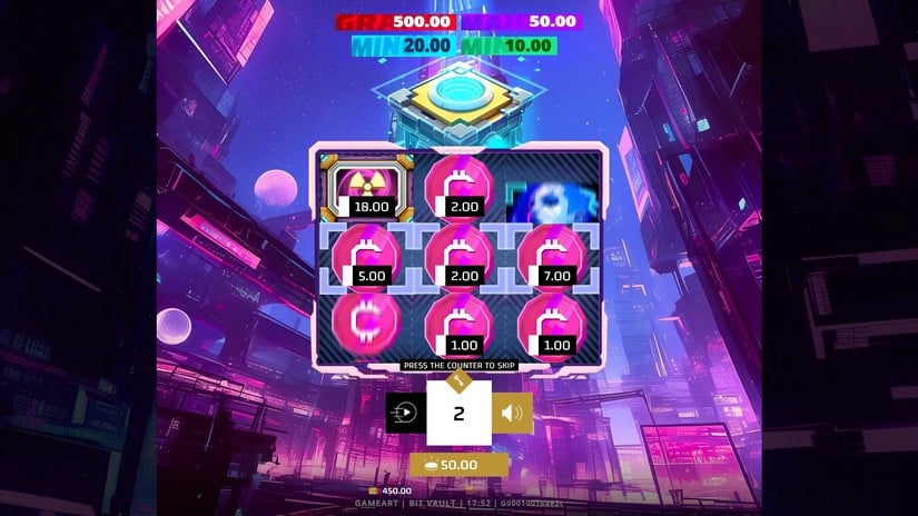 Bit Vault slot screen 4