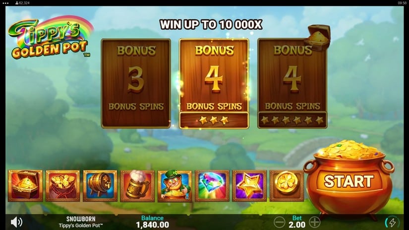 Tippy’s Golden Pot slot screen 3