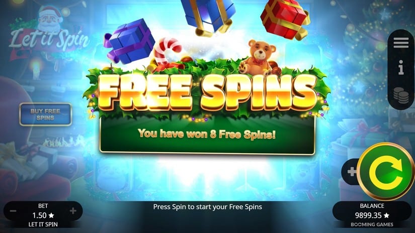 Let it Spin slot screen 4