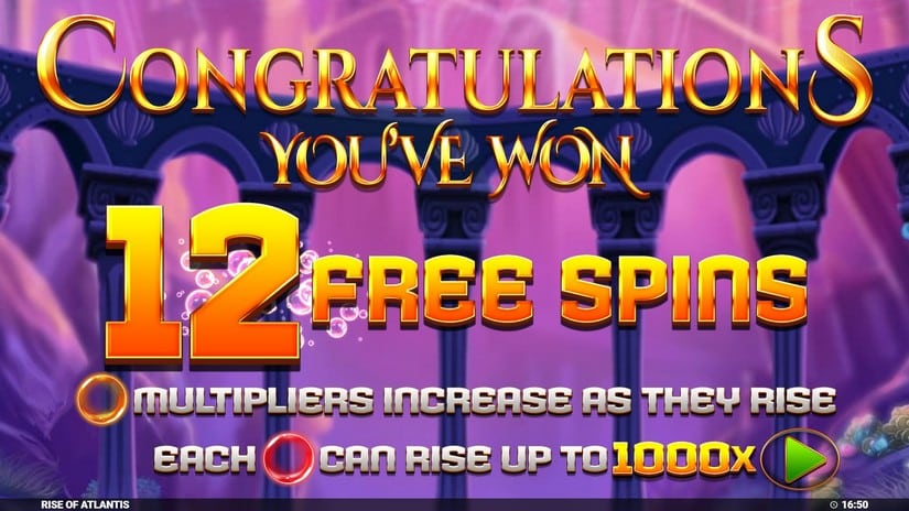 Rise of Atlantis 2 slot screen 3