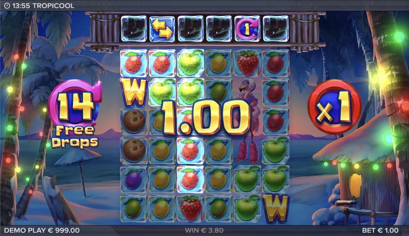 Tropicool slot screen 4