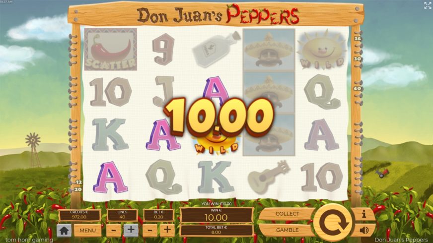 Don Juan Peppers slot screen 2