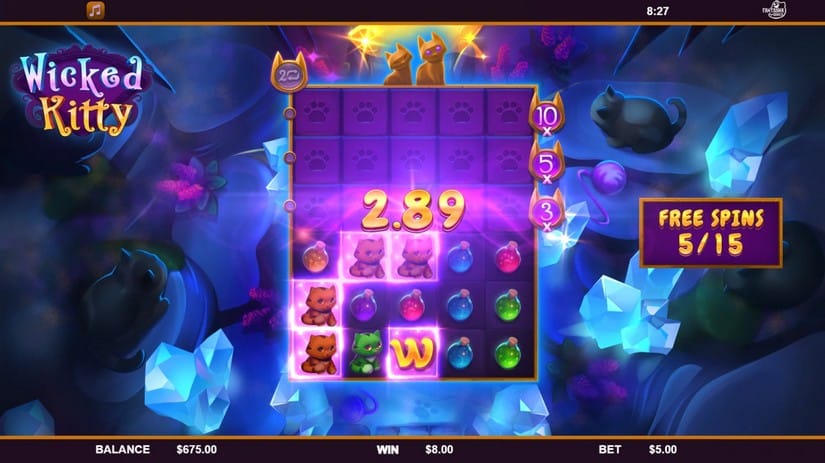 Wicked Kitty slot screen 4