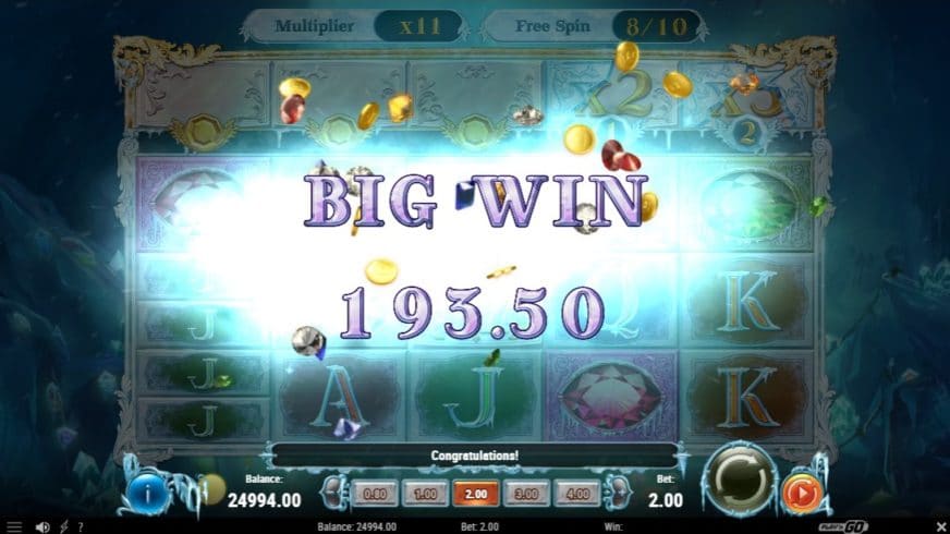 Frozen Gems slot screen 4