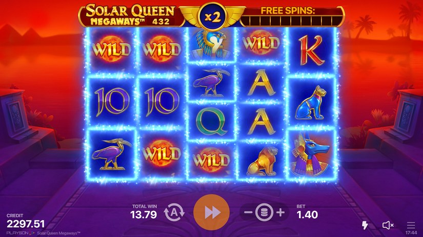 Solar Queen Megaways slot screen 1