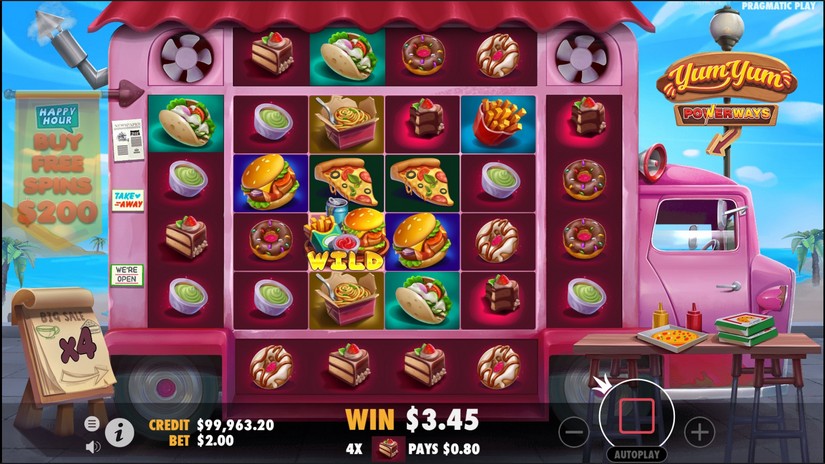 Yum Yum Powerways slot screen 2