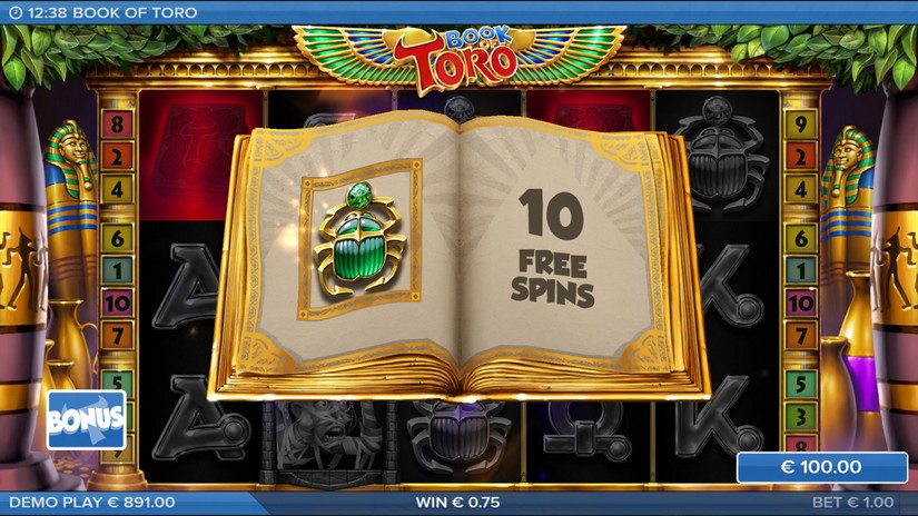 Book of Toro slot screen 3