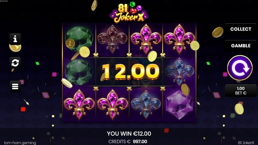 81 JokerX slot screen 2