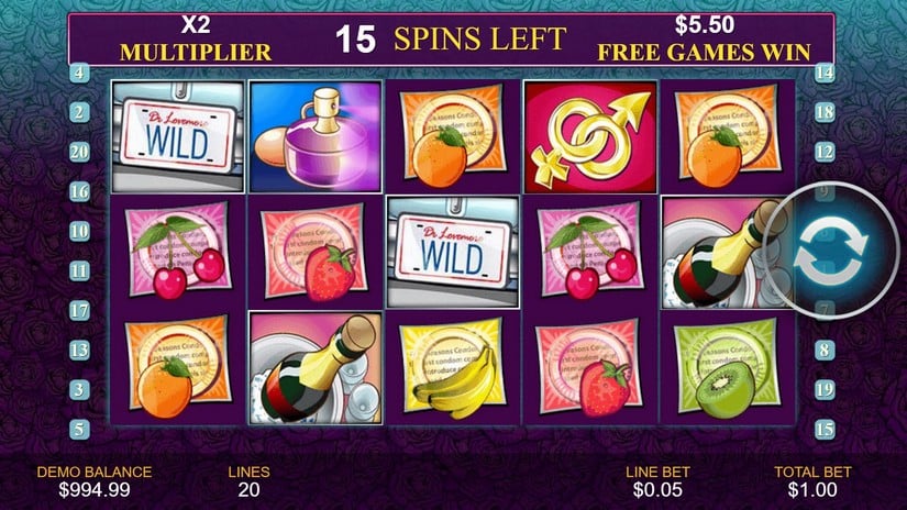 Dr. Lovemore slot screen 5