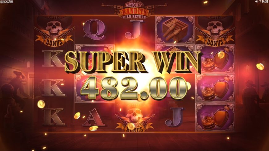 Sticky Bandits: Wild Return slot screen 6