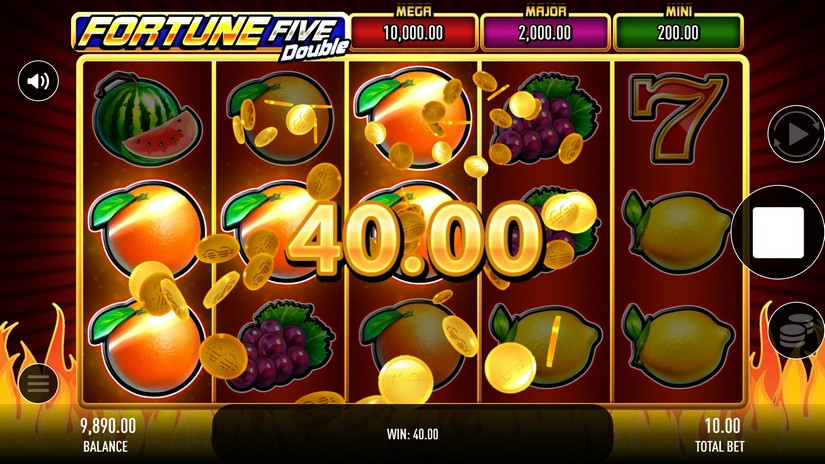 Fortune Five Double slot screen 4