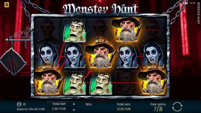 Monster Hunt slot screen 5