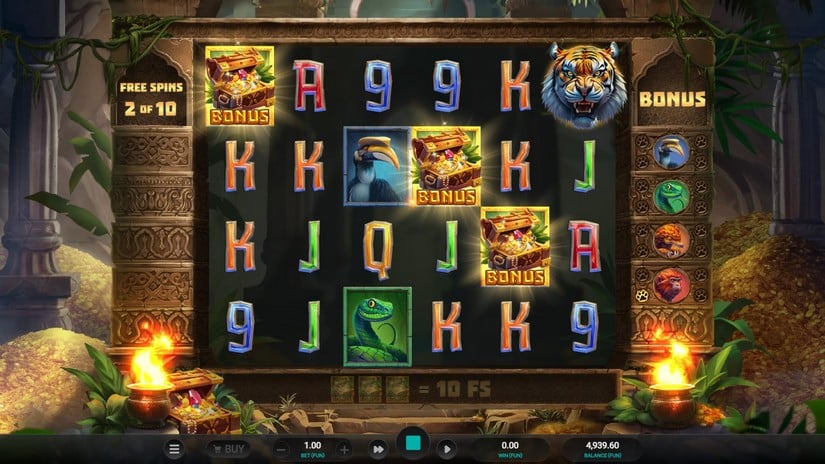 Tiger Shrine slot screen 4