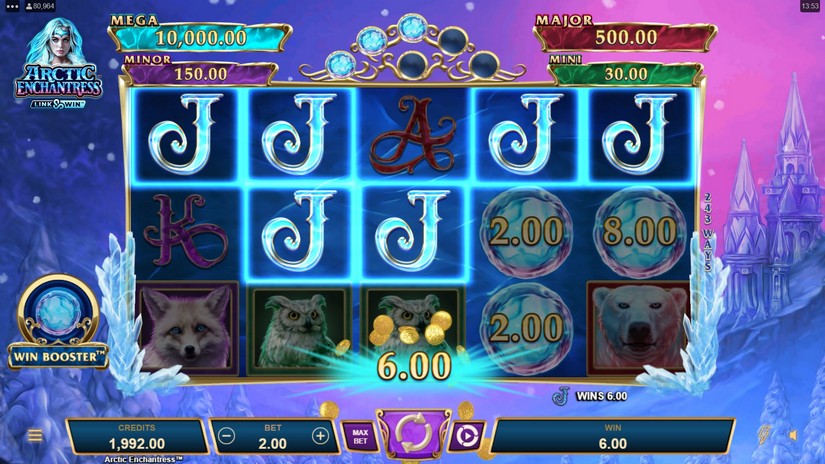 Arctic Enchantress slot screen 2