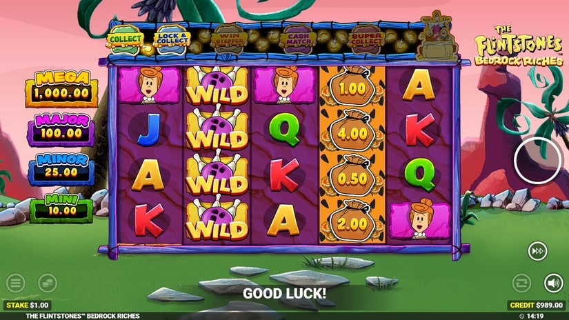 The Flintstones 2 Bedrock Riches slot screen 4