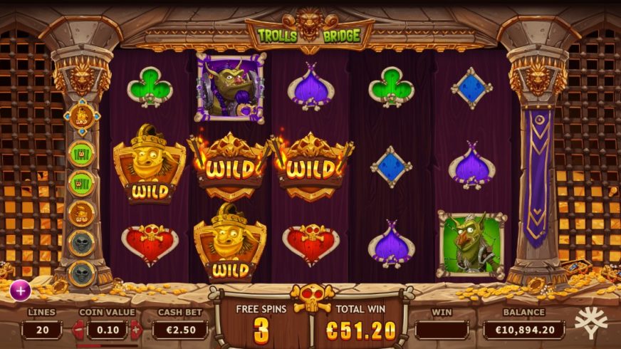 Trolls Bridge slot screen 8