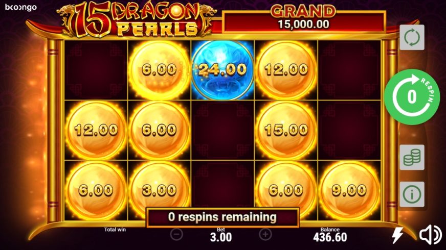 15 Dragon Pearls slot screen 4