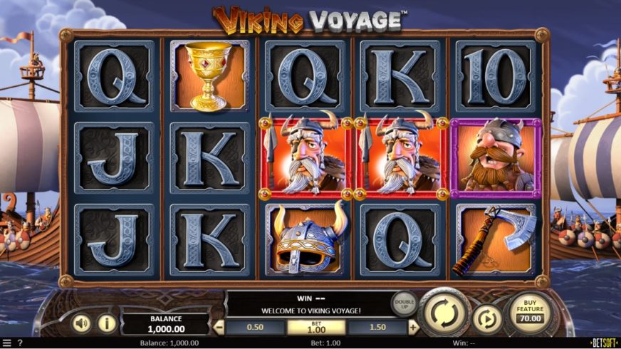 Viking Voyage slot screen 1