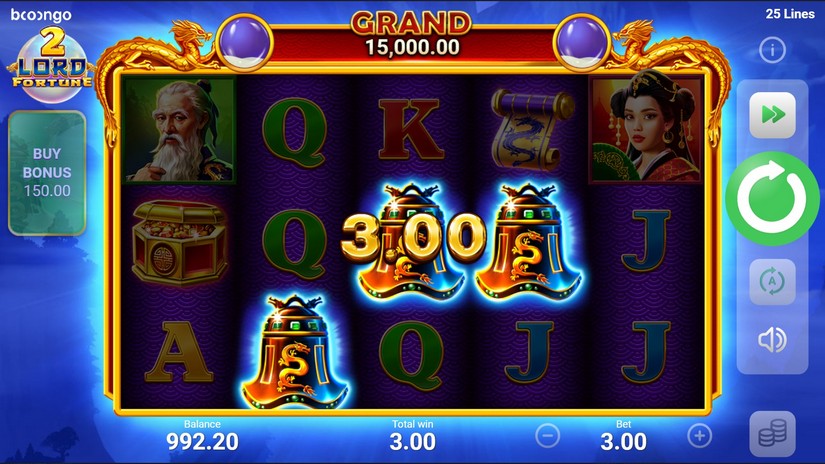 Lord Fortune 2 Hold and Win slot screen 2