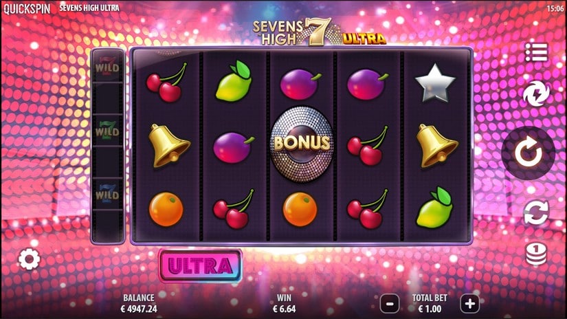 Sevens High Ultra slot screen 1