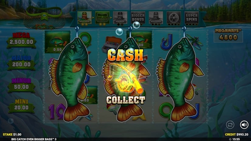 Big Catch Even Bigger Bass 3 slot screen 3