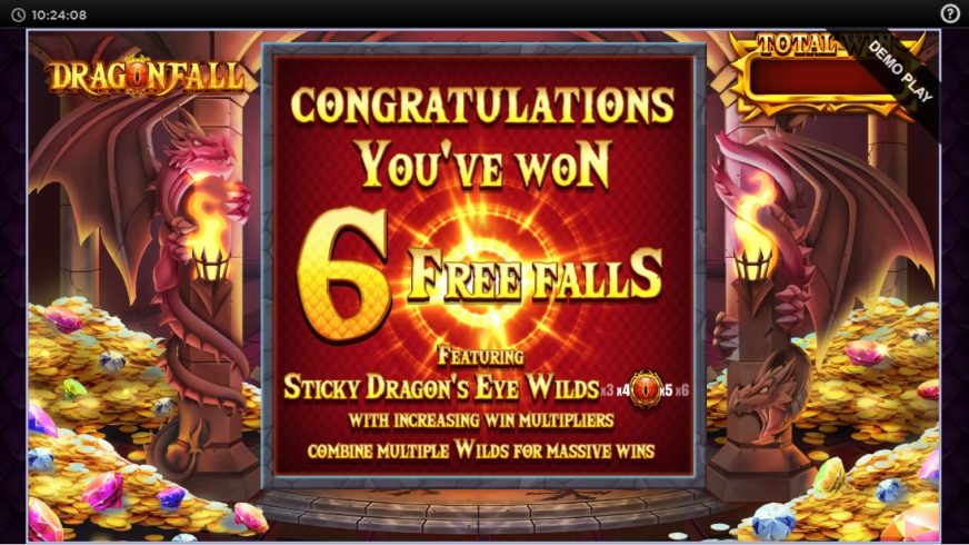 Dragon Fall slot screen 4