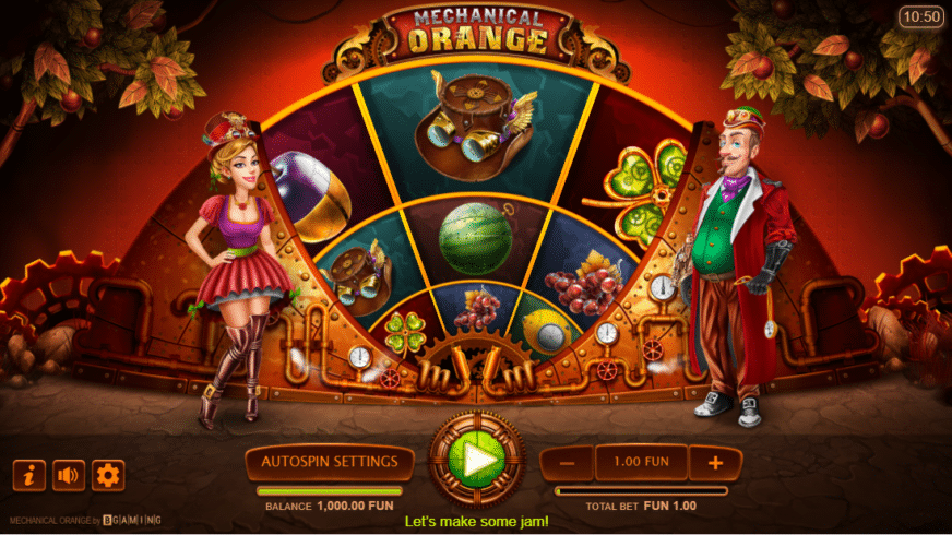 Mechanical Orange slot screen 1