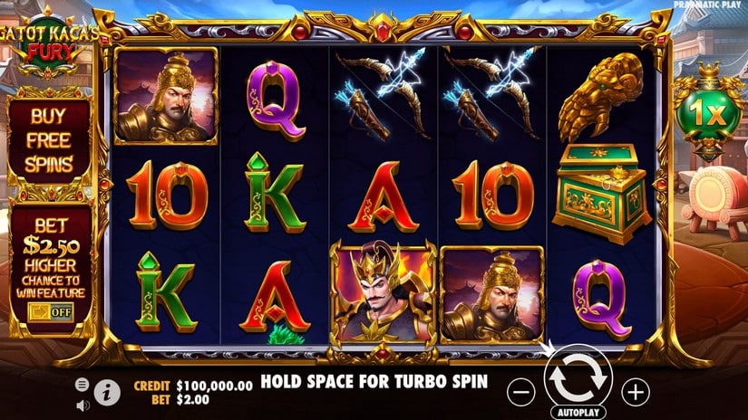 Gatot Kaca’s Fury slot screen 1