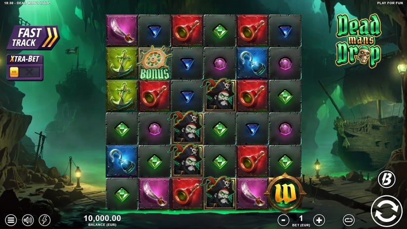Dead Man’s Drop slot screen 1