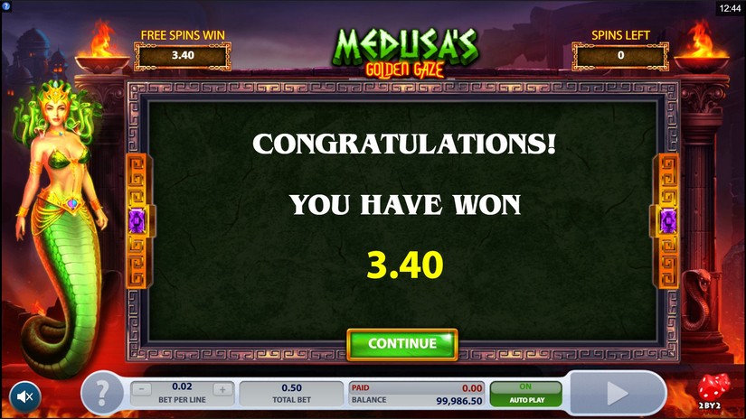 Medusa’s Golden Gaze slot screen 5